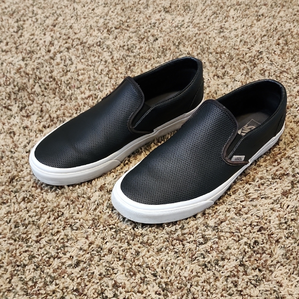 Vans Men's Black Slip-On Shoes